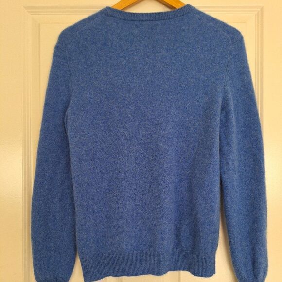 Club Room Blue Cashmere Sweater Womens Size M - Picture 3 of 5